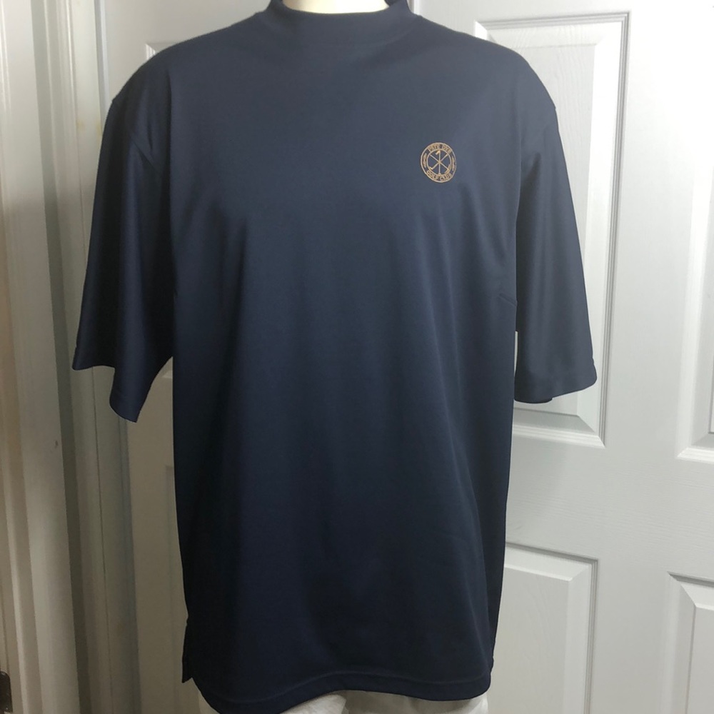 Foot Joy Blue Pete Dye Golf Course XL Shirt Short Sleeve